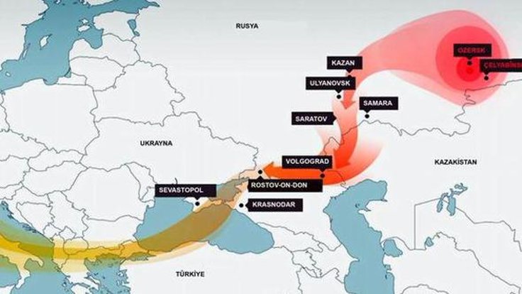 İstanbul’dan geçen radyasyon bulutlarını Rusya açıkladı