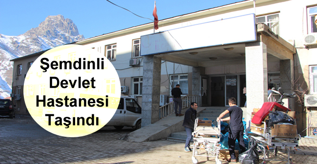 Şemdinli Devlet Hastanesi Taşındı