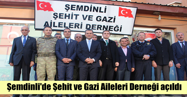 Şemdinli’de Şehit ve Gazi Aileleri Derneği açıldı