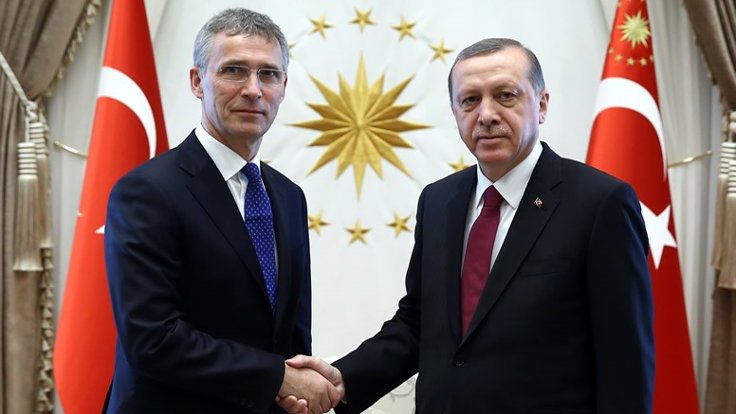 Erdoğan, NATO Genel Sekreteri Jens Stoltenberg’le görüştü