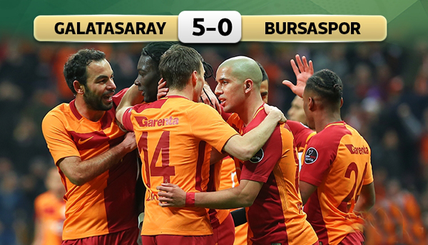 Galatasaray: 5 – Bursaspor: 0