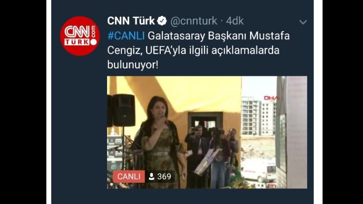 CNN Türk’ün Pervin Buldan paylaşımı Twitter’da gündem oldu