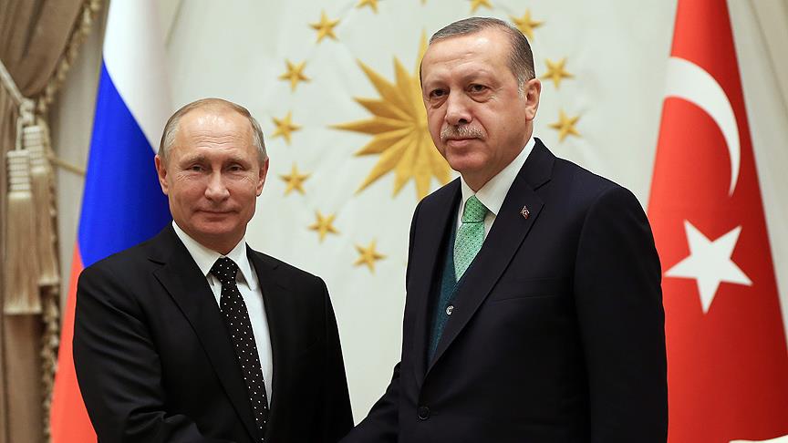 Erdoğan ve Putin, Suriye’yi görüştü