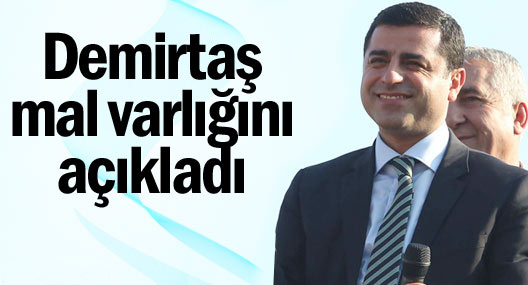 Demirtaş mal varlığını ve diplomasını açıkladı