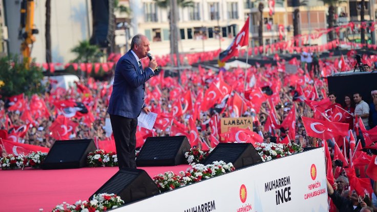 İnce’den Erdoğan’a: İstersen İstanbul mitingini iptal ederim