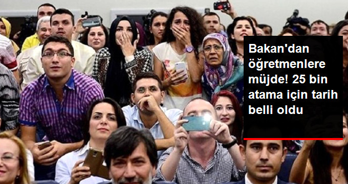 MEB: 25 bin öğretmen ataması yapılacak