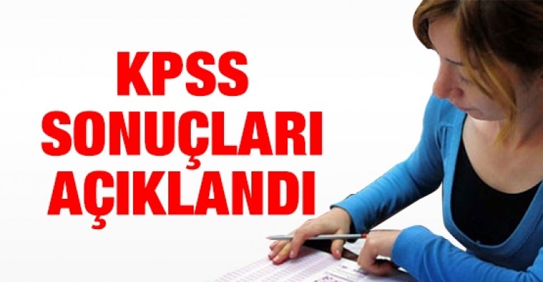 KPSS sonuçları açıklandı