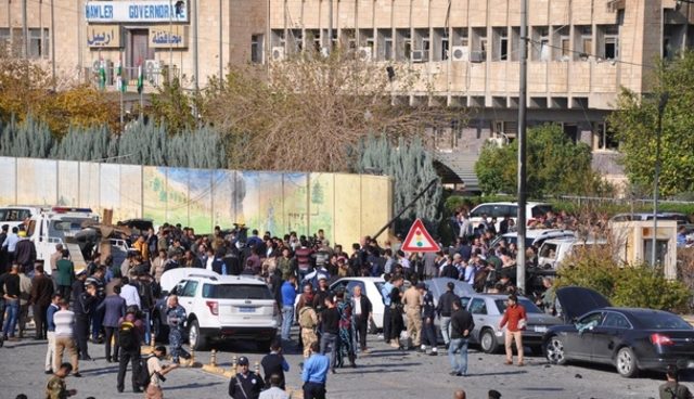 Erbil’de valilik binasına silahlı saldırı: İki polis yaralandı