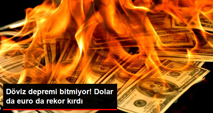 Yeni rekor: Dolar 6 lirayı, Euro 7 lirayı gördü!