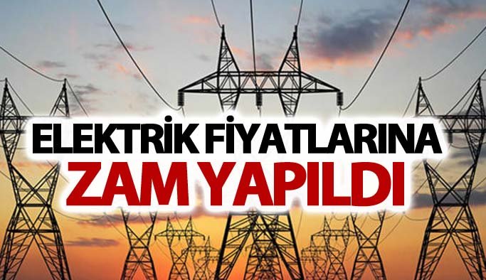 Elektrik fiyatlarına yüzde 9 zam yapıldı