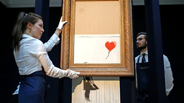 Banksy: Aslında tamamen parçalanacaktı!