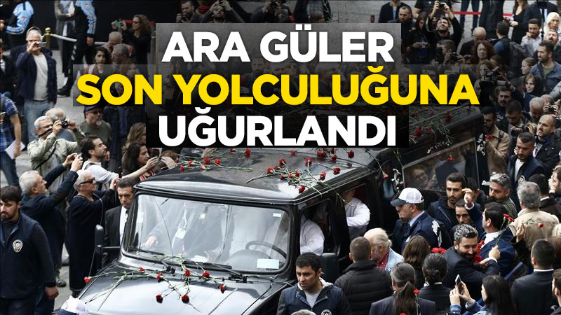 Ara Güler, karanfillerle toprağa verildi