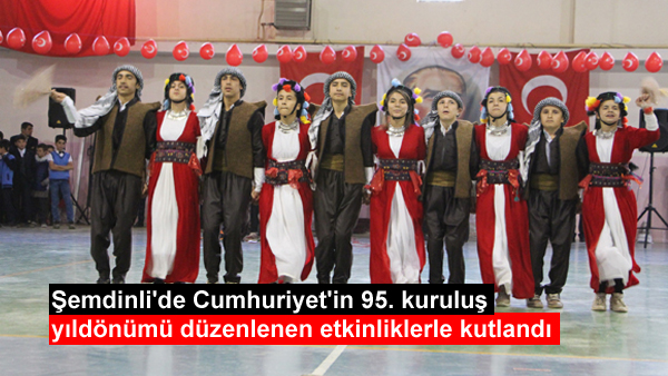 Şemdinli’de Cumhuriyet Bayramı etkinliklerle kutlandı