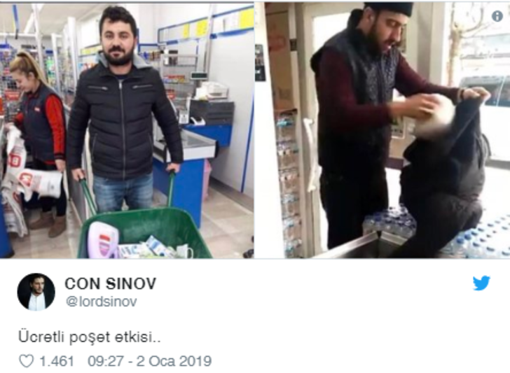 Paralı poşet uygulamasına sosyal medyadan tepki yağdı