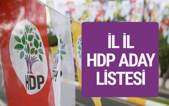 İşte HDP adaylarının son isim listesi