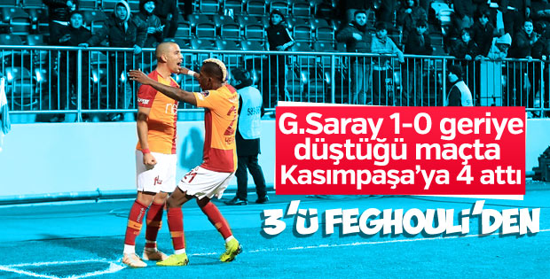 Kasımpaşa: 1 – Galatasaray: 4