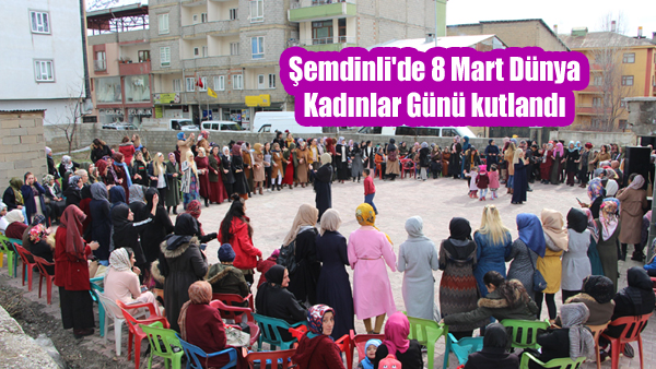 Şemdinli’de 8 Mart Dünya Kadınlar Günü kutlandı