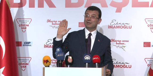 Ekrem İmamoğlu: En büyük mağdur Binali Yıldırım