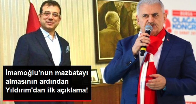 Binali Yıldırım’dan mazbata açıklaması