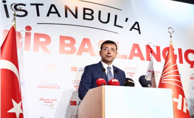 İmamoğlu: İstanbul kırmızı renge boyanmıştır