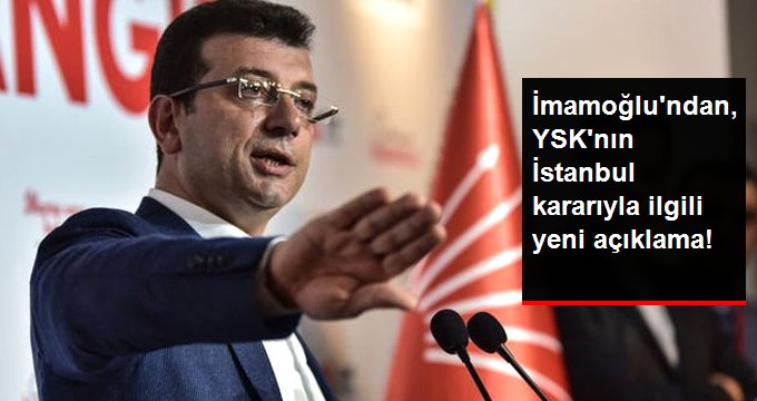 İmamoğlu: O zaman anayasa da şaibelidir, cumhurbaşkanlığı seçimi de