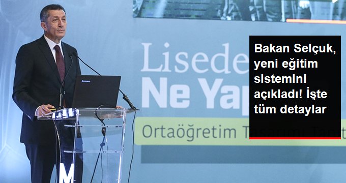 Ziya Selçuk: Liselerde ders sayısı azalıyor