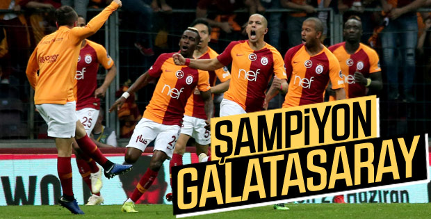 Galatasaray, Başakşehir’i 2-1 yenip şampiyon oldu