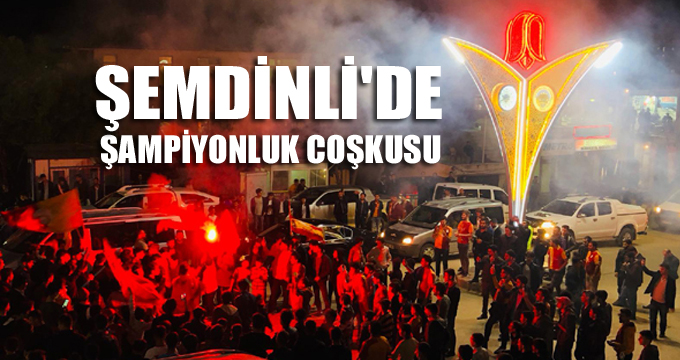 Şemdinli’de Şampiyonluk Coşkusu