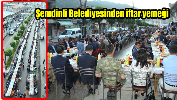 Şemdinli Belediyesinden iftar yemeği