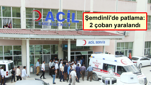 Şemdinli’de patlama: 2 çoban yaralandı