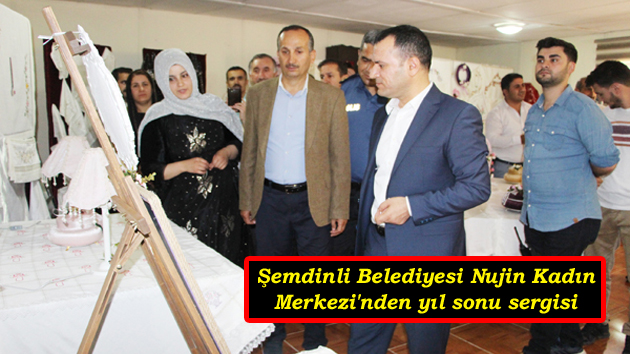 Şemdinli Belediyesi Nujin Kadın Merkezi’nden yıl sonu sergisi