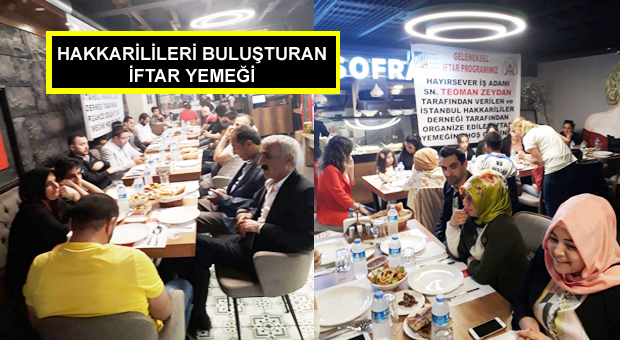 Hakkarilileri buluşturan iftar yemeği