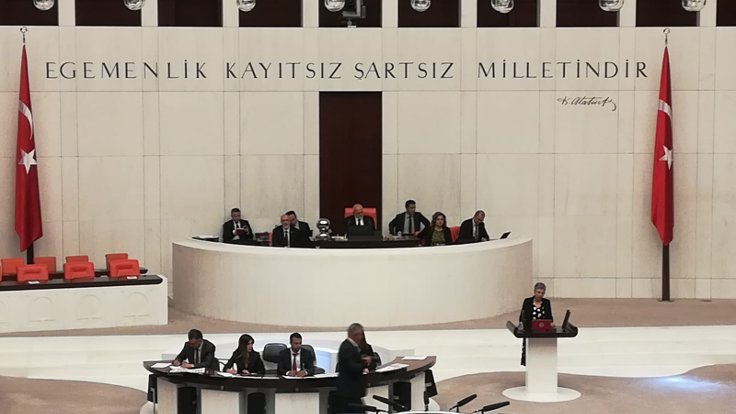 HDP’li Leyla Güven Meclis’te yemin etti