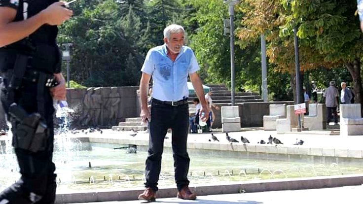 Güvenpark’ta ekonomik nedenlerle bir kişi kendini yaktı