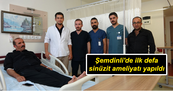 Şemdinli’de ilk defa sinüzit ameliyatı yapıldı