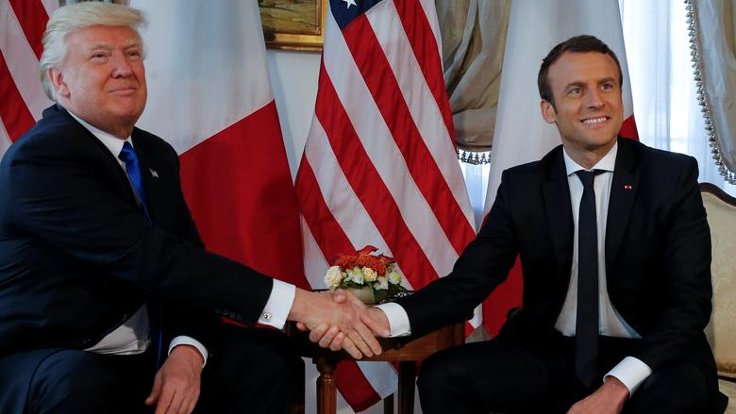 Macron’dan Trump’a ‘harekat durdurulmalı’ talebi