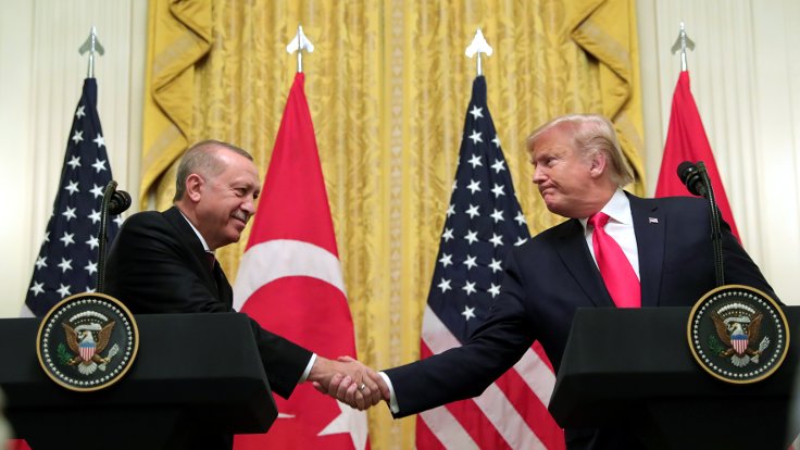 Trump-Erdoğan basın toplantısı düzenledi