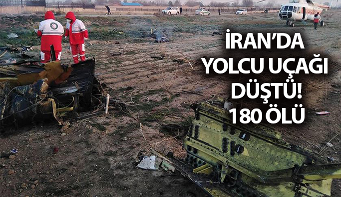 İran’da yolcu uçağı düştü: 180 ölü