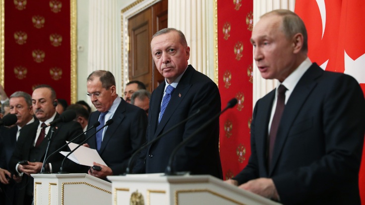 Erdoğan ve Putin, İdlib’i görüştü