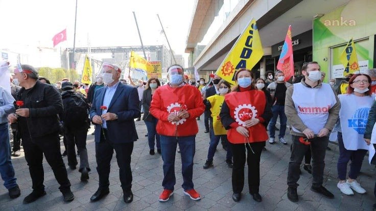 Taksim’de 1 Mayıs anması