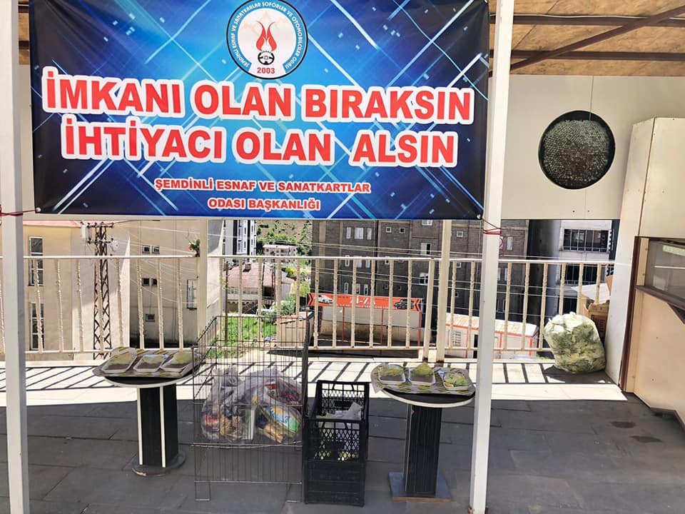 Şemdinli’de ‘İmkanı olan bıraksın, ihtiyacı olan alsın’ kampanyası