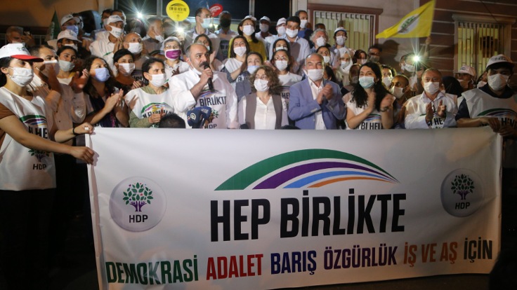 Hakkari’den Ankara’ya yürüyen HDP’liler Diyarbakır’a ulaştı