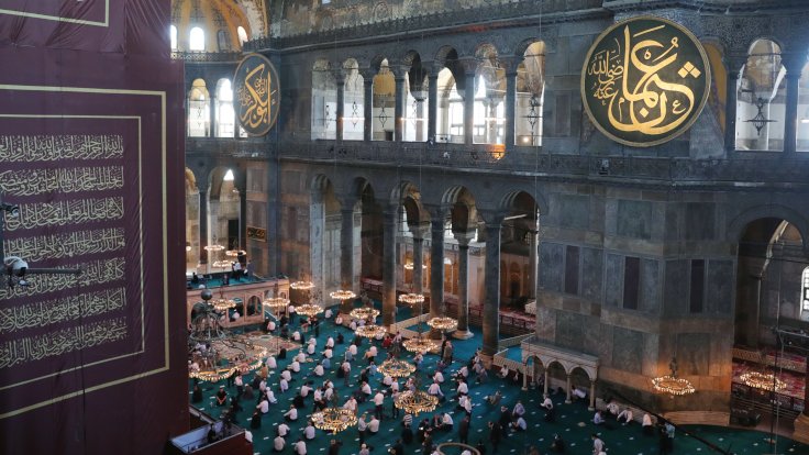 Ayasofya’da ilk namaz