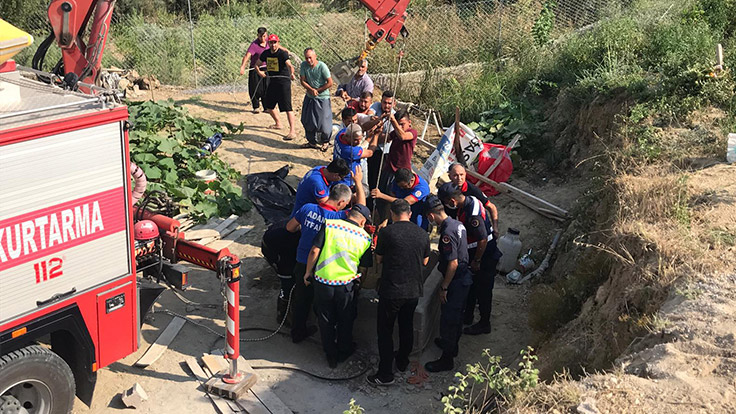 Adana’da su kuyusunda mahsur kalan 4 kişinin cesedine ulaşıldı