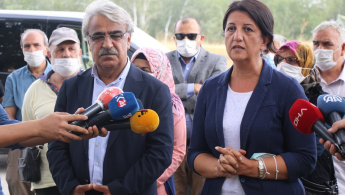 Buldan ve Sancar, Demirtaş’ı ziyaret etti