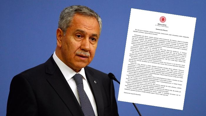 Bülent Arınç: İstifamı Cumhurbaşkanı’na verdim, karşılıklı helalleştik