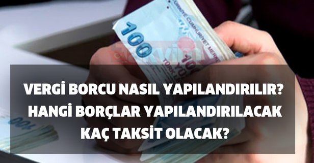 Vergi, prim, para cezası ve öğrenim kredisi borçları nasıl yapılandırılacak?