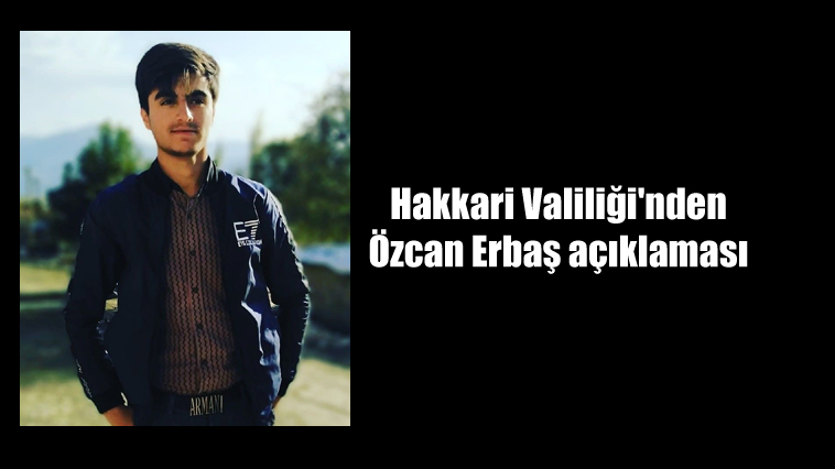 Hakkari Valiliği’nden Özcan Erbaş açıklaması