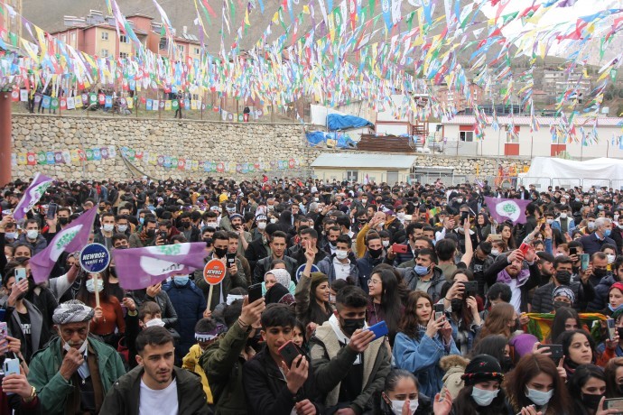 Hakkari Mekrez’de Newroz kutlaması