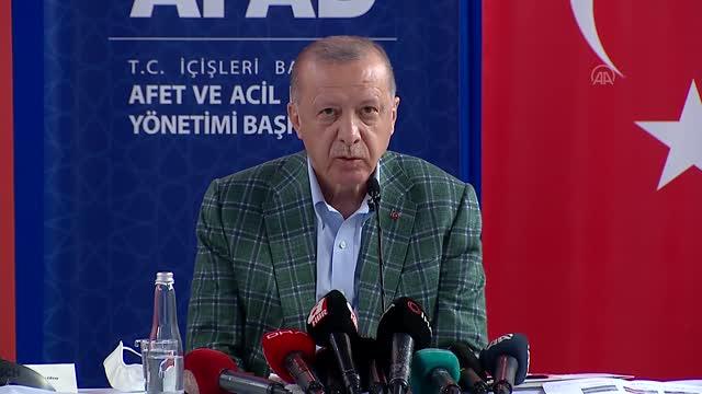 Erdoğan Antalya’da: Acil ihtiyaçlar için 50 milyon ödenek gönderildi